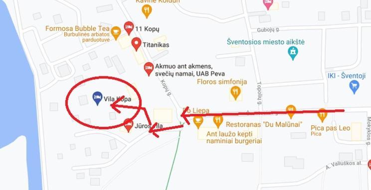 Vila Kopa Šventoji Esterno foto